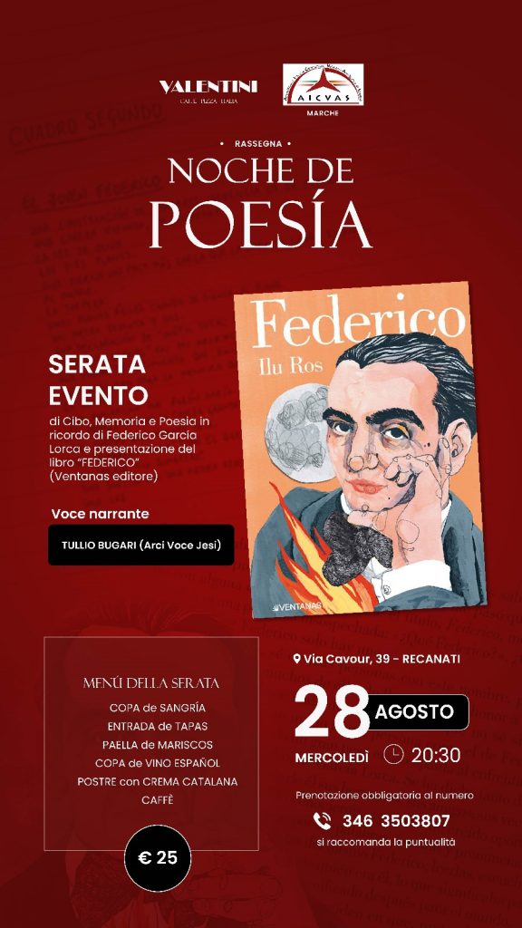 Noche De Poesia – Federico García Lorca – Aicvas Marche