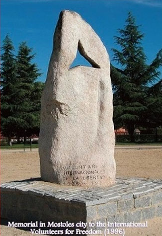 Móstoles - Memoriale ai Volontari Internazionali per la Libertà - SPAGNA	